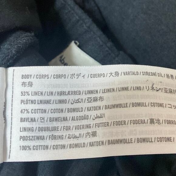 Abercrombie & Fitch Women's Black Pleated High Waist Wide Leg Bermuda Shorts S - Picture 5 of 5